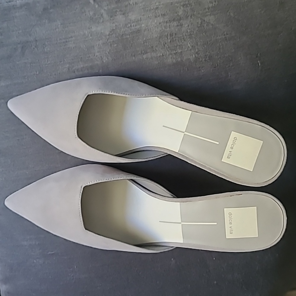 Dolce Vita Mules Rhyme Grey Suede Size 9.5 NIB - Picture 9 of 10